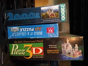 lot 297 image: 3D Puzzles & 2000PC