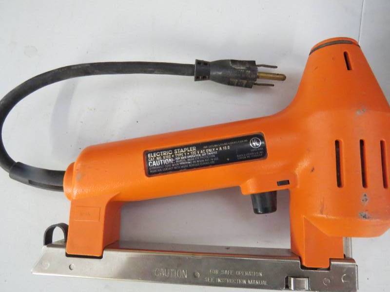 Glue Gun with Glue Sticks and Black Decker Electric Stapler