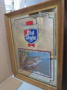 Heilmans Old Style Brook Trout Wildlife Series Mirror  - #12862 - 15 12 x 20 12