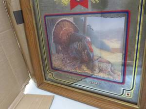 Heilmans Old Style Eastern Wild Turkey Wildlife Series Mirror  - #05569 - 15 12 x 20 12