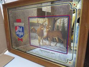 Heilmans Old Style White-Tailed Deer Wildlife Series Mirror - #15315 - 22 12 x 15 12