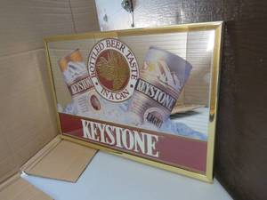 Keystone and Keystone Light Wall Mirror - 15 18 x 10 18