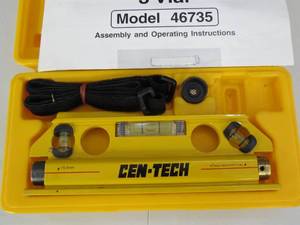 Cen-Tech Laser Level - 3 Vial - Model #46735