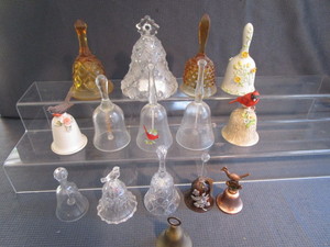 lot 67 image: Bells fifteen with crystal, amber ...