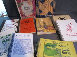 lot 94 image: Cook books Earle Brown Center, Min...