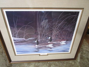 lot 109 image: Canada Goose print - Quiet Shadows ...
