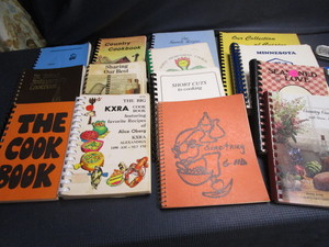lot 113 image: Cook books churches across MN...