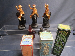 lot 143 image: Avon figural Bucking Bronco, saddl...