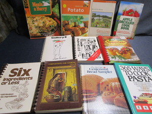 lot 147 image: Cook books Potato, Apple, Appetize...