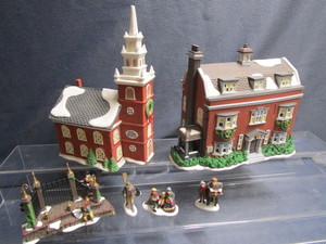 lot 149 image: New England Village Old North Churc...