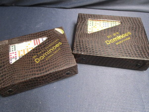 lot 283 image: Dominos Double 12 - two sets, one w...