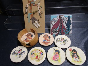 lot 296 image: DrGazia coaster & pueblo, 6 x 12 ...