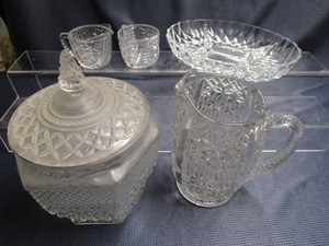 lot 313 image: Fancy crystal relish 11 x 8-12, ...