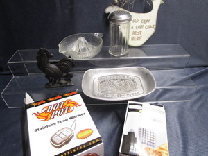 lot 343 image: Hot pot, French fry cutter, cast ch...
