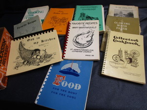 lot 344 image: Cook books local churches & commun...