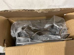 lot 482 image: OCG 2-Tier Chrome Pull Out Cabinet Organizer
