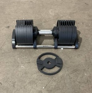 lot 105 image: ASQUATZ 70 lbs Adjustable Dumbbell Weight with Anti-Slip Metal Handle