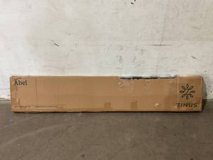 lot 108 image: ZINUS Abel 14 Inch Black Metal Queen Size Platform Bed Frame with Steel Slat Support