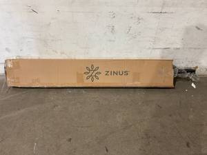 lot 111 image: ZINUS Deepak 1.6 Inch Full Size Easy Assembly Wood Slat Bunkie Board