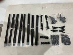 lot 176 image: TCBWFY 2-Pack TCBWFY 64 Inch Black Obelisk Trellis for Climbing Plants