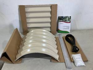 lot 185 image: VEGEGA Large Metal Raised Garden Bed Kit