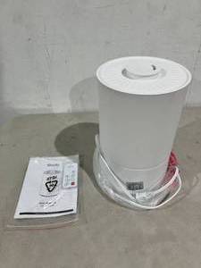 lot 195 image: Grelife 4L Top Fill Cool Mist Humidifier - White