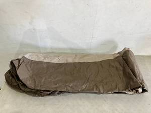 lot 249 image: Hampton Bay Universal Round BeigeBrown Outdoor Patio Table and Chair Cover