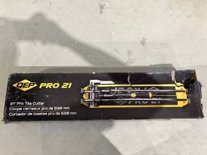 lot 268 image: QEP 21 in. Professional Tile Cutter with 78 in. Titanium-Coated Tungsten Carbide Scoring Wheel