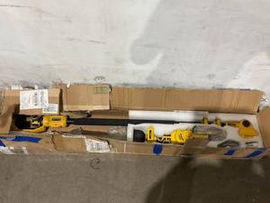 lot 544 image: IMOUMLIVE Rotatable Cordless Pole Saw 4.6-9 Foot Telescoping Extension Pole - BlackYellow