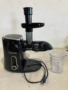 lot 293 image: AMZCHEF Slow Juicer with Two Speed Modes - Black