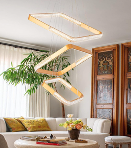 lot 358 image: ADXEICE Modern Gold Finish LED Ceiling Light