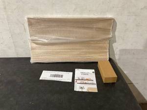 lot 662 image: Marsmiles Set of 2 Carbonized Black 24 inch Floating Shelves