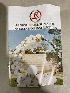 lot 69 image: LANGXUN 7.2 ft. Large White BallonBackdrop Stand