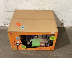 lot 8 image: Disney 6 ft Animated Life-Sized Oogie Boogie Halloween Animatronic