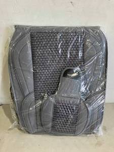 lot 557 image: LINGVIDO Faux Leather Car Seat Covers - Ice Gray