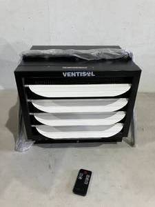 lot 568 image: VENTISOL 7500W Electric Garage Heater with Remote - Black