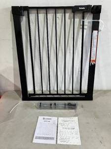lot 573 image: COMOMY 36 Extra Tall Baby Gate - Black