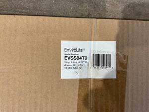 lot 88 image: EnviroLite Pack of 4 - T8 8 ft. LED Light Fixture
