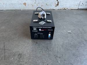 lot 33 image: ROCKSTONE POWER Heavy Duty Step UpDown 5000 Watt Voltage Converter Transformer