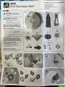 lot 332 image: Step2 Duck Dive Kids Water Table