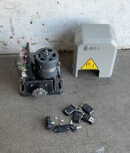 lot 373 image: JIELI JY7 Automatic Sliding Gate Opener with 4 Remote Controls