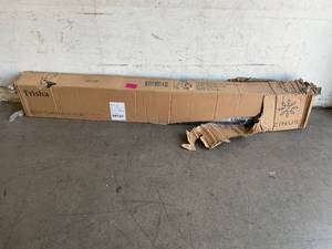 lot 517 image: ZINUS Trisha Black Metal Platform Queen Size Bed Frame