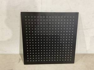 lot 605 image: Suguword 16 Inch High Pressure Stainless Steel LED Square Rain Shower Head