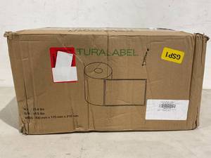 lot 609 image: LOT OF 20 Rolls of NATURALABEL 4 x 6 Direct Thermal Shipping Labels