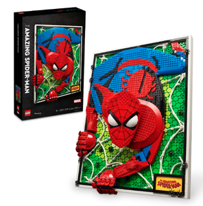 lot 28 image: LEGO The Amazing Spider-Man 2,099 Piece Framed Dimensional Art Kit