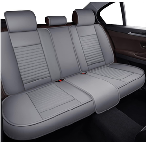 lot 542 image: LINGVIDO Universal Faux Leather Car Seat Covers - Gray