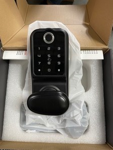 lot 15 image: New Fingerprint Smart Lock - Black