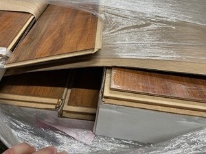 lot 63 image: 17 boxes Mohawk Acacia LP Laminate Wood Flooring