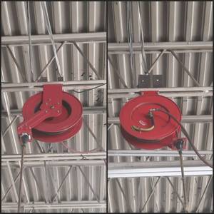 2 Red Hose Reels