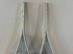 Vintage White Metal Snow Shoes